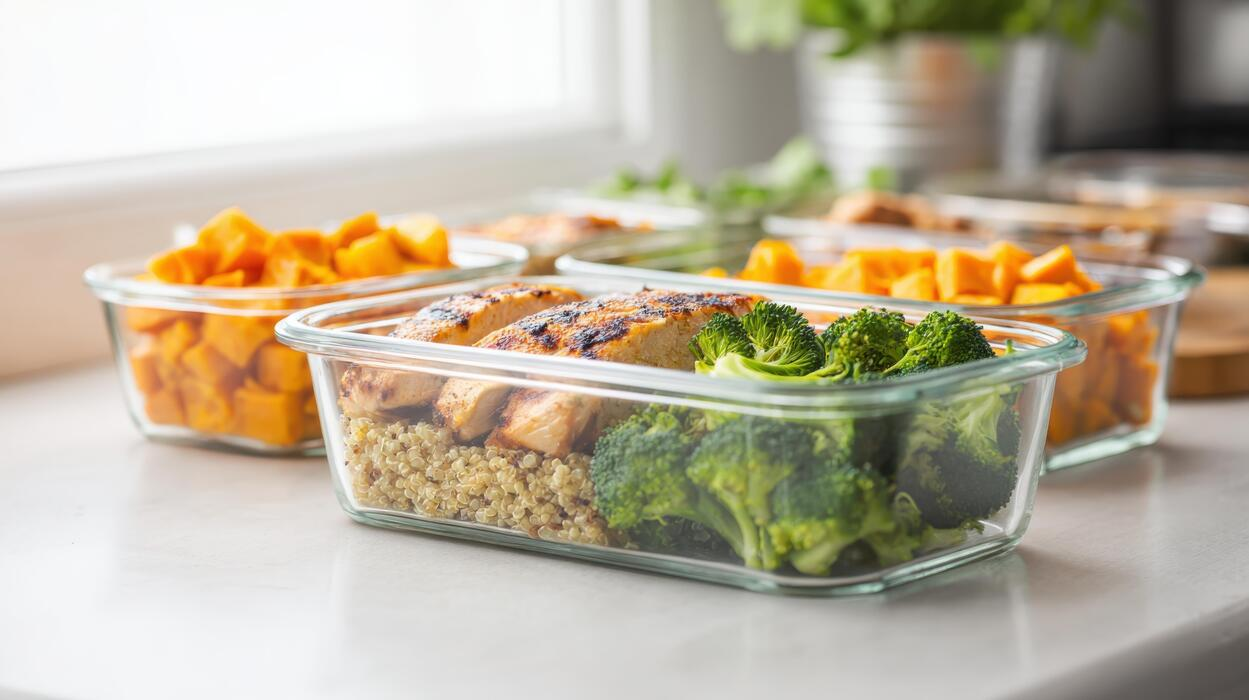 A balanced weight loss budget including healthy food and the monthly mounjaro cost for a sustainable lifestyle